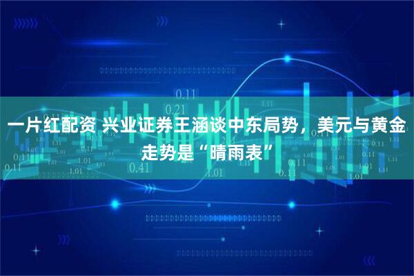 一片红配资 兴业证券王涵谈中东局势,美元与黄金走势是“晴雨表”